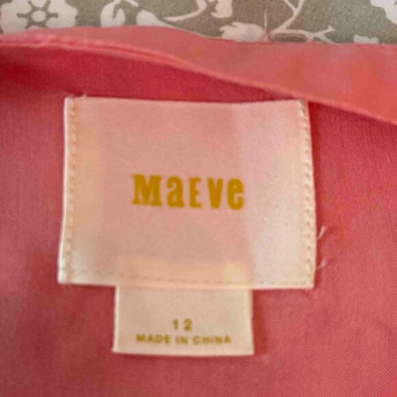 Anthropologie Maeve Laiken Henley Blouse Size 12 - Picture 6 of 8